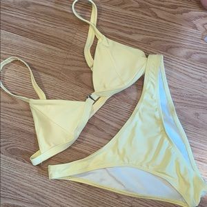 Yellow bikini set